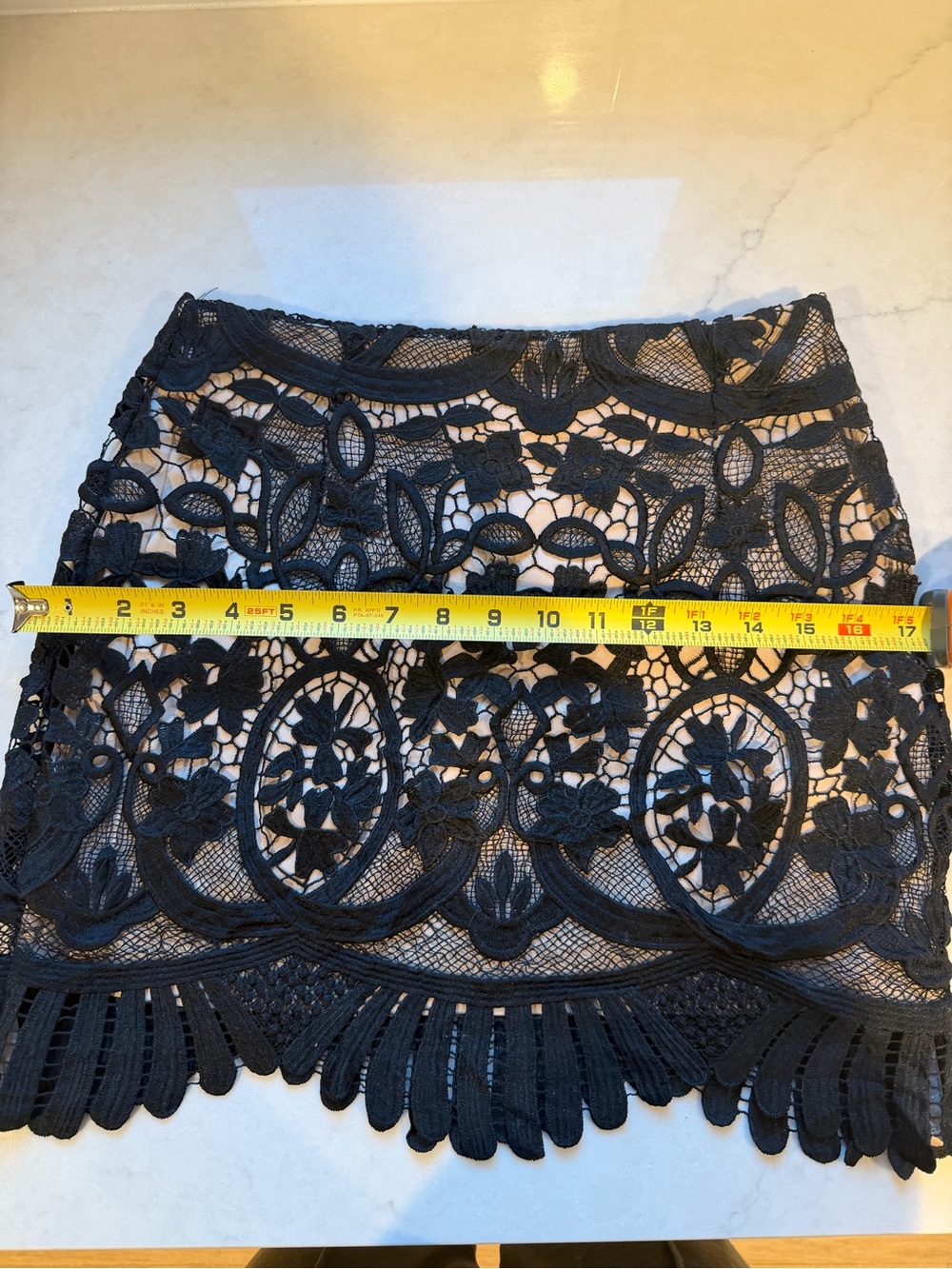 Lovers + Friends Black Lace Mini Skirt - Picture 5 of 6